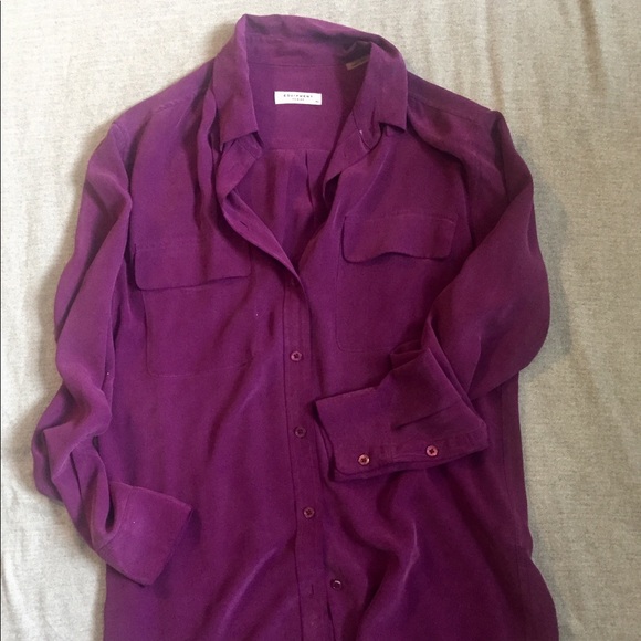 EQUIPMENT Signature Silk Shirt - Picture 1 of 2